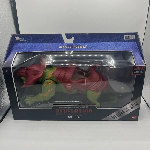 NEW Masters of the Universe MOTU Masterverse Revelation Battle Cat Deluxe - Picture 1 of 13